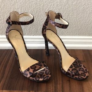 Jessica Simpson Leopard Print Heels